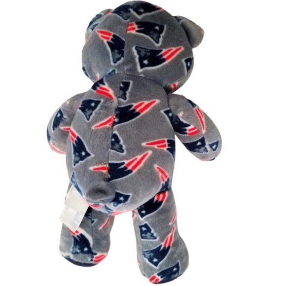 BUILD-A-BEAR WORKSHOP NFL New England Patriots Teddy Bear 16" Plush 2016 - Picture 2 of 6